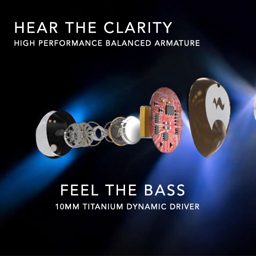 hybrid dual drivers tws
